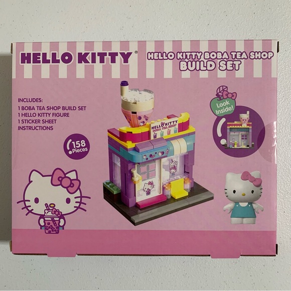 Sanrio Hello Kitty Boba Tea Shop Build Set-NIB - Picture 6 of 6